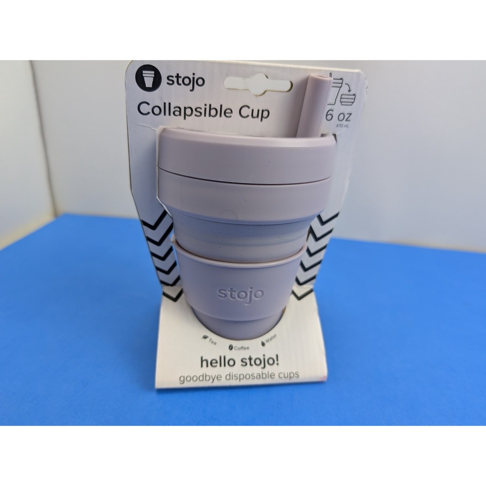 Stojo Collapsible Travel Cup Lilac Purple 16oz / 470ml, NIB